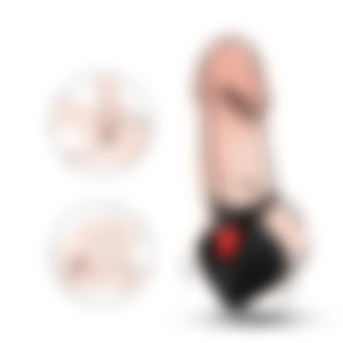 PRIME TOYS Lock Pro Şarjlı Güçlü Titreşimli Testis ve Penis Halkalı Testis Masaj Vibratörü - tdmarketim.com