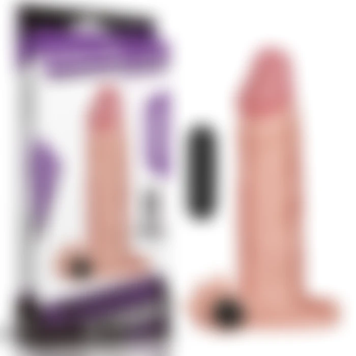 5 CM Dolgulu Gerçekçi Et Dokulu Klitoris Uyarıcı Titreşimli Penis Kılıfı - Pleasure X-Tender - tdmarketim.com