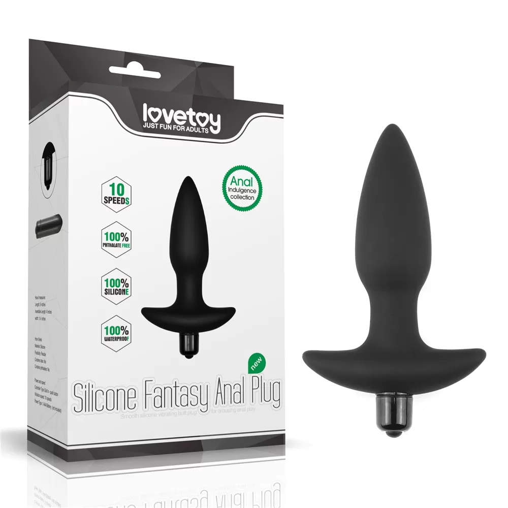 10 Fonksiyonlu Anal Vibratör - Silicone Fantasy Anal Plug - tdmarketim.com