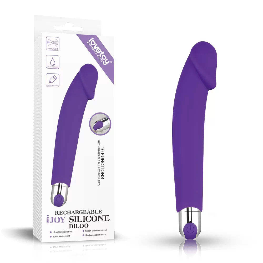 10 Modlu Şarjlı Dildo Vibratör - Rechargeable IJOY Silicone Dildo - tdmarketim.com