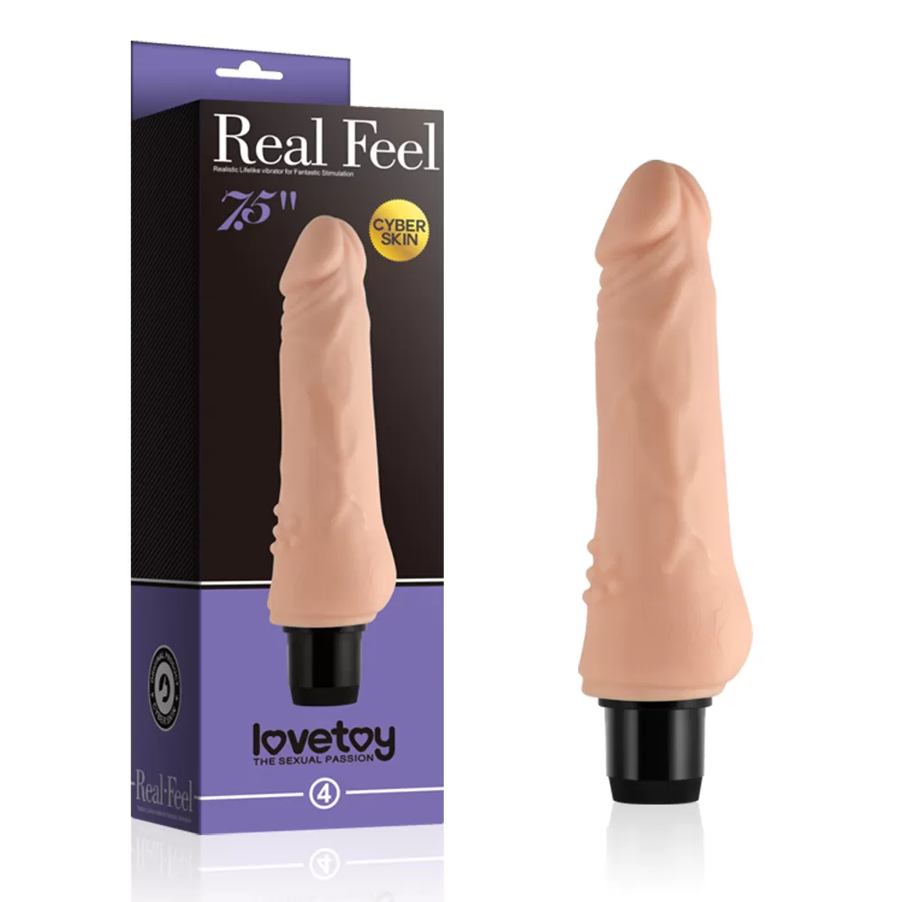 19 CM Cyberskin Classic Vibrator - Xtreme Feel - tdmarketim.com