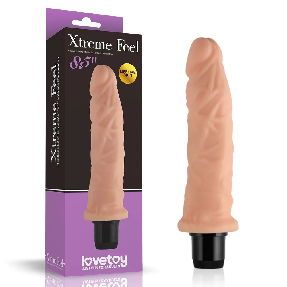 22 CM Cyberskin Classic Vibrator - Xtreme Feel - tdmarketim.com