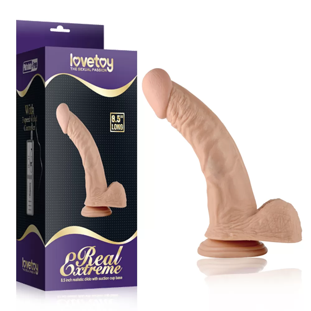22 CM Eğik Realistik Penis - Real Extreme - tdmarketim.com