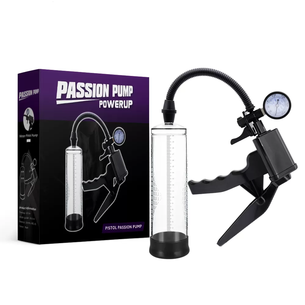 22 CM Passion Pump Barometreli Pistol Tetikli Penis Pompası - tdmarketim.com