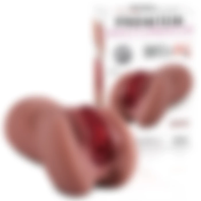 Premium Masturbator Natasha - Realistik Dokulu Melez Anal Vajinal 2 in 1 Titreşimli Suni Vajina - tdmarketim.com