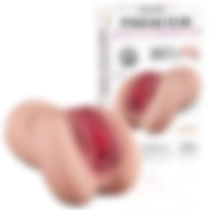 Premium Masturbator Natasha - Realistik Dokulu Ten Rengi Anal Vajinal 2 in 1 Titreşimli Suni Vajina - tdmarketim.com