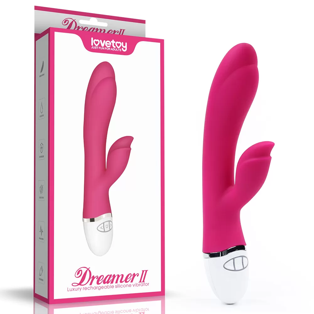7 Modlu Şarjlı Klitoris Uyarıcılı Vibratör - Dreamer II Rechargeable Vibrator - tdmarketim.com