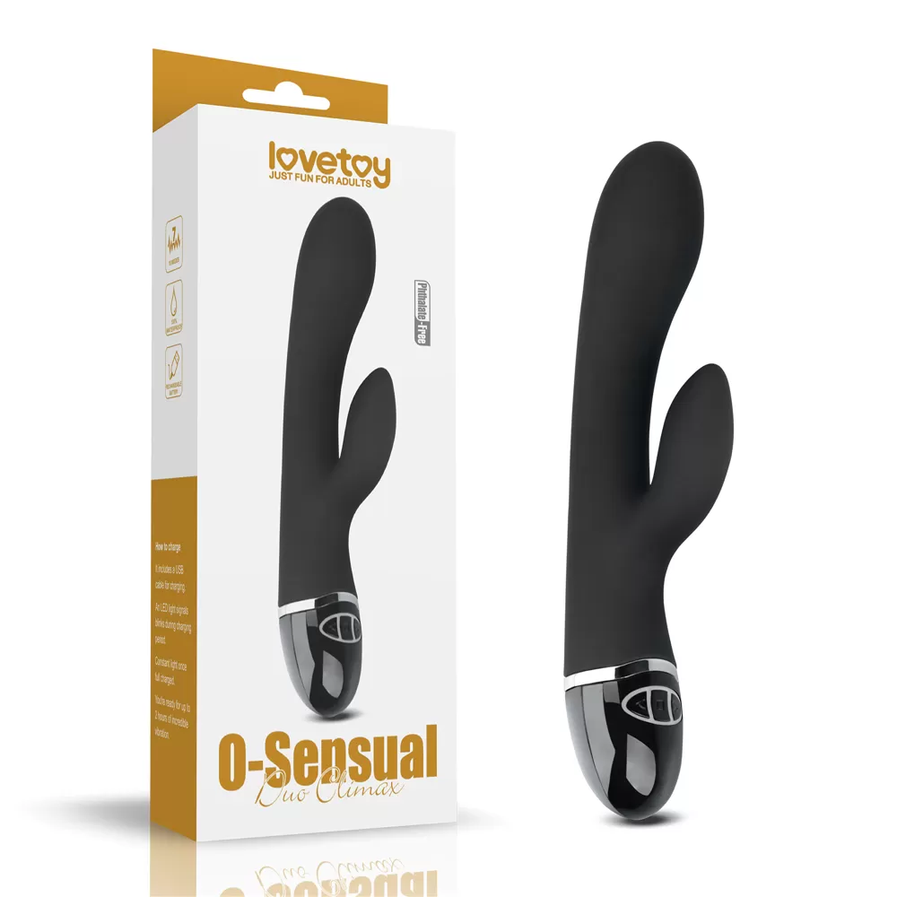 7 Modlu Şarjlı Rabbit Vibratör - O Sensual Clit Duo Climax - tdmarketim.com