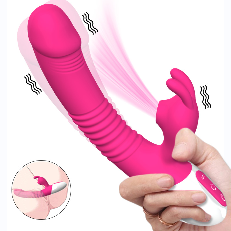 A2 - Şarjlı Akıllı Isıtmalı Güçlü Titreşimli G-Spot ve Klitoris Emiş Uyarıcı Yapay Penis Rabbit Vibratör - tdmarketim.com