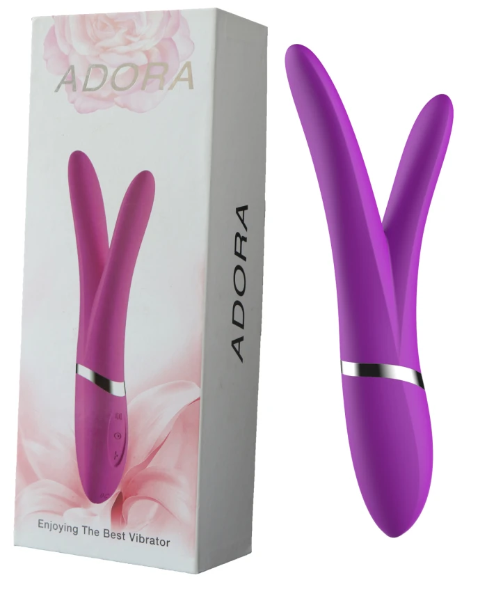 Adora Vibratör USB Şarjlı - Mor - tdmarketim.com