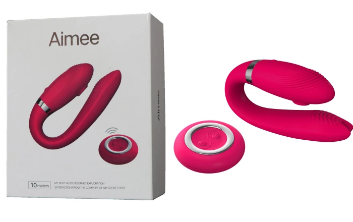 Aimee We Vibe Vibratör Uzaktan Kumandalı Çift Motorlu 10 Modlu - Rose - tdmarketim.com