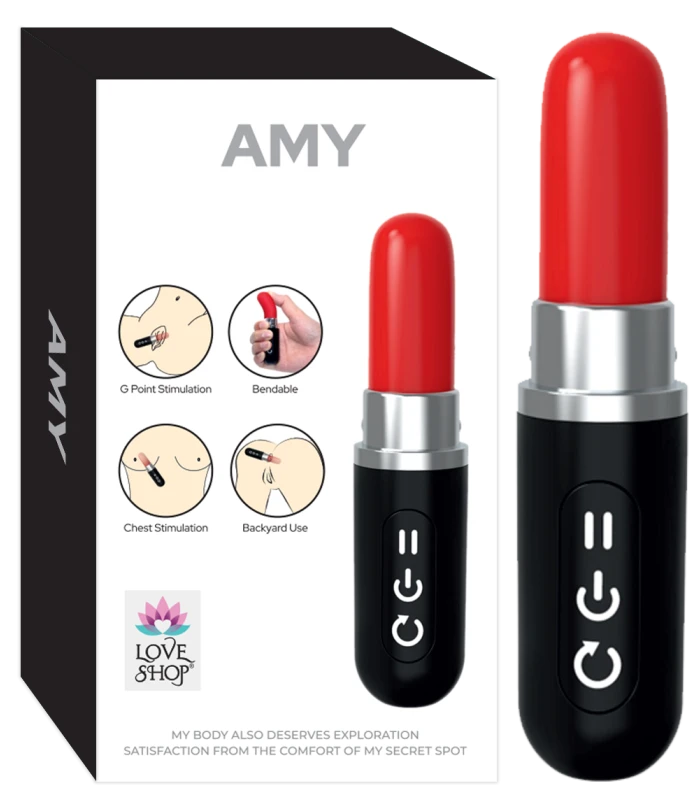 Amy G-Spot Vibratör 12 Modlu USB Şarjlı Silikon - tdmarketim.com