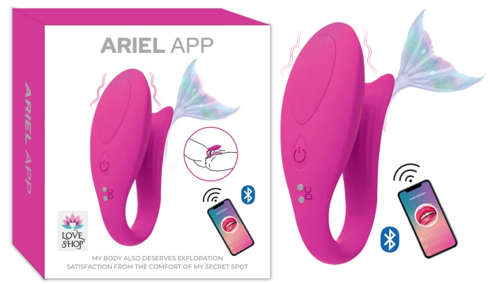 Ariel App Uygulama Kontrollü Çift Motorlu Silikon Vibratör - Şimdi Satın Alın - tdmarketim.com