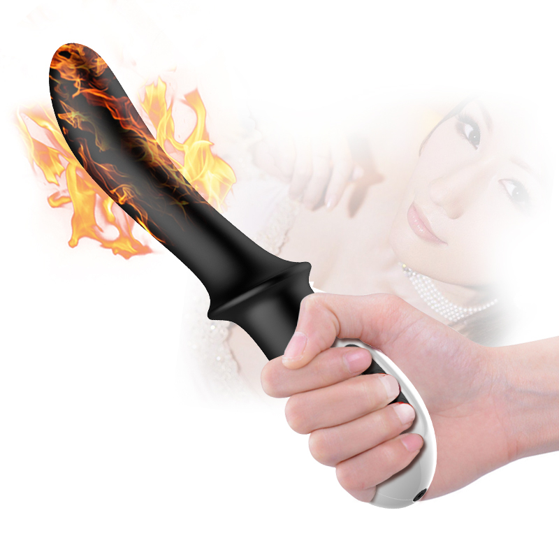 B2 - Şarjlı Akıllı Isıtmalı Güçlü 10 Titreşimli G-Spot Klitoris Uyarıcı Yapay Penis ve Anal Vibratör - tdmarketim.com