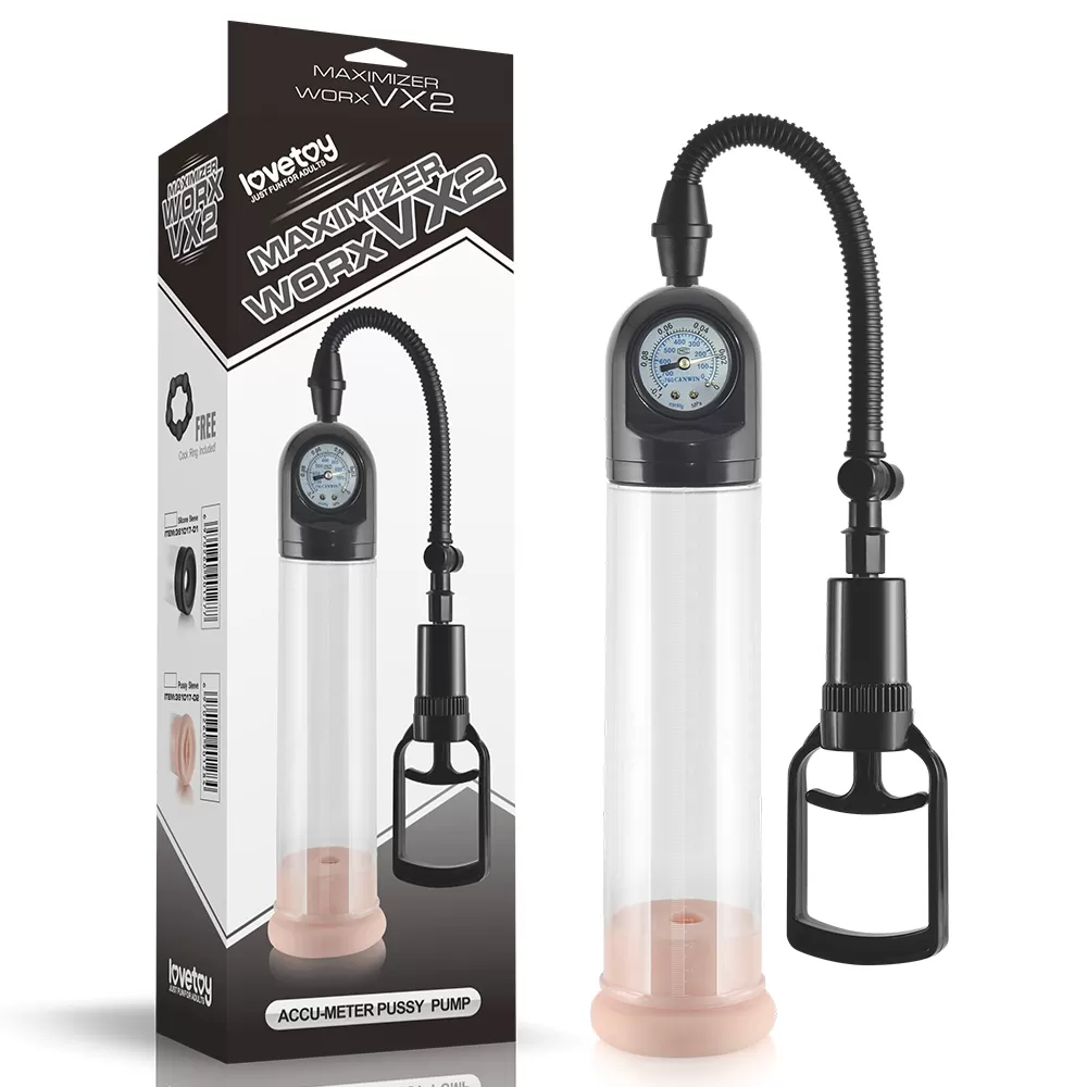 Barometreli Lüks Penis Pompası Vajina Başlıklı - Maximizer Worx VX2 - tdmarketim.com