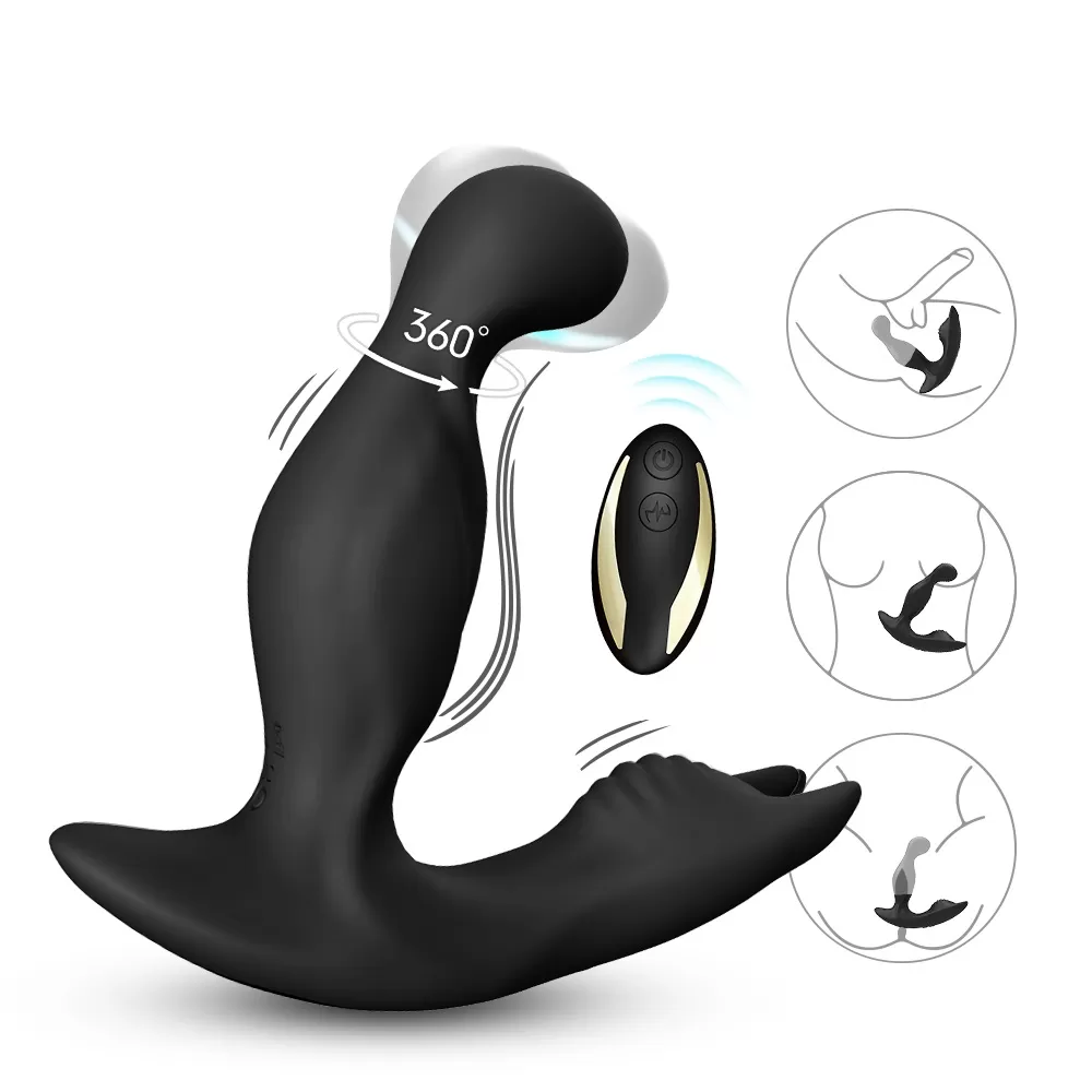 BAT KING Rotasyonlu ve Titreşimli Perine ve Prostat Masaj Vibratör - tdmarketim.com