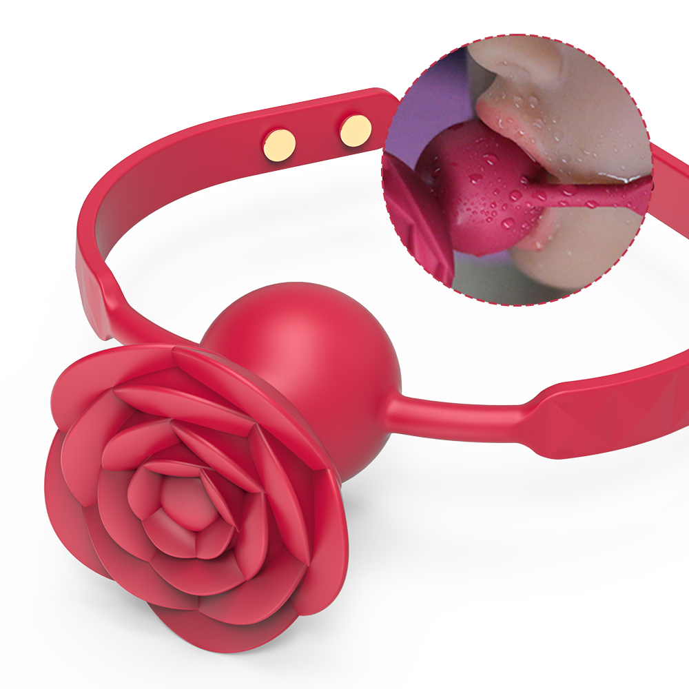 Blazing Ros Ball Gag Şarjlı Kablosuz Kumandalı Titreşimli Silikon BDSM Ağız Topu - tdmarketim.com