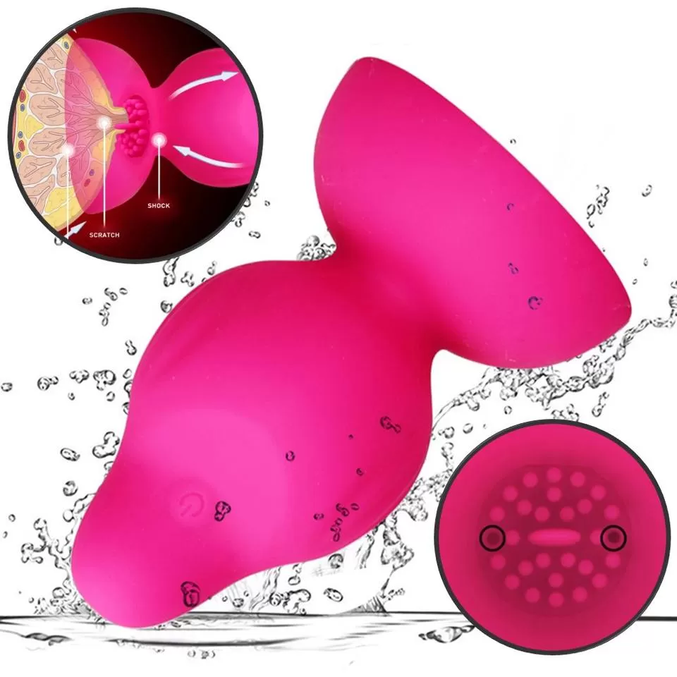 BLOSSOM USB Şarjlı Su Geçirmez Güçlü Titreşimli Göğüs ve Klitoris Uyarıcı Dil Vibratör - tdmarketim.com