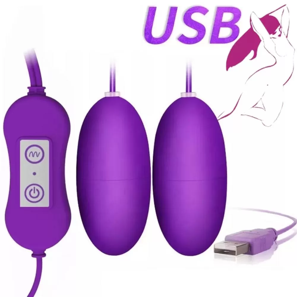 BRIGHT Double Vibrating Eggs Usb Girişli Kegel Egzersiz Vajina Anal Orgazm Topu - tdmarketim.com
