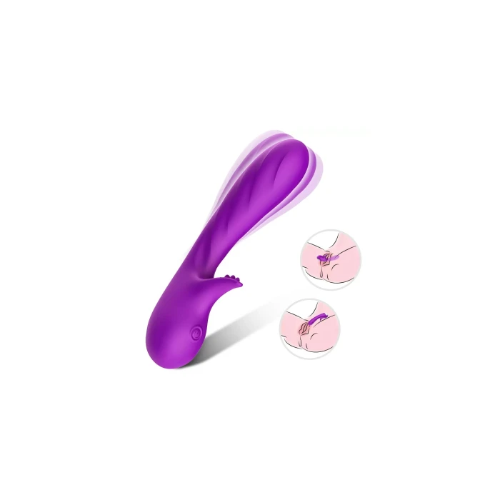 PRIME TOYS Brutal Max Klitoris ve G Nokta Uyarıcı Su Geçirmez Vibratör - Mor - tdmarketim.com