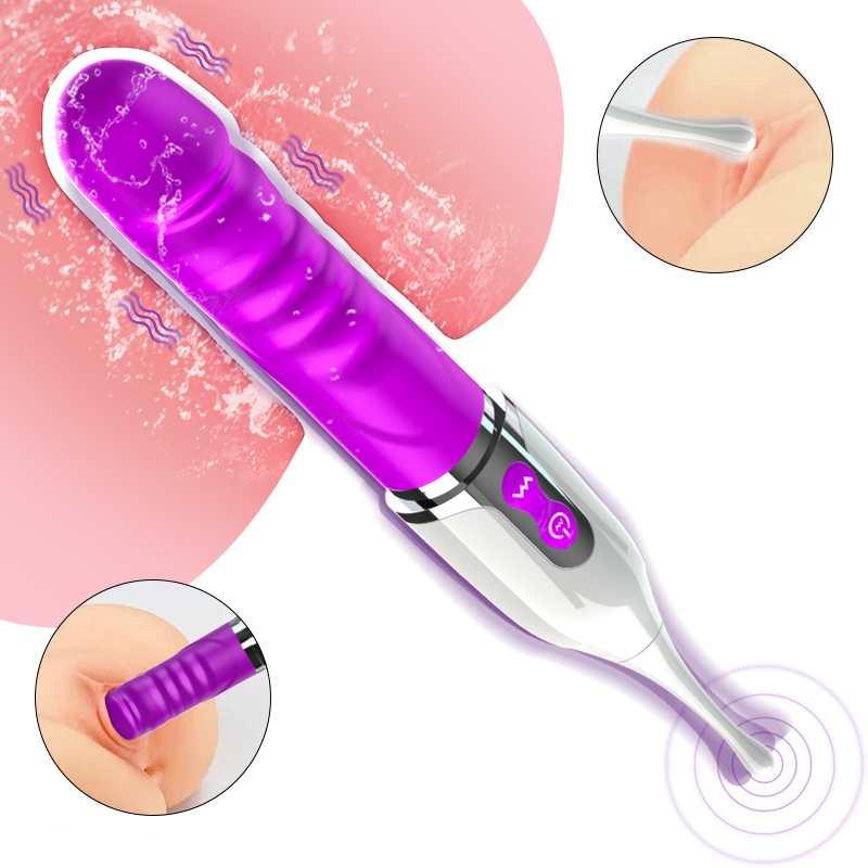 CA - Şarjlı Yeni Nesil Ultra Güçlü Titreşimli Klitoris Uyarıcı Çift Taraflı Kullanılabilir G-Spot 2 in 1 Yapay Penis Vibratör - tdmarketim.com