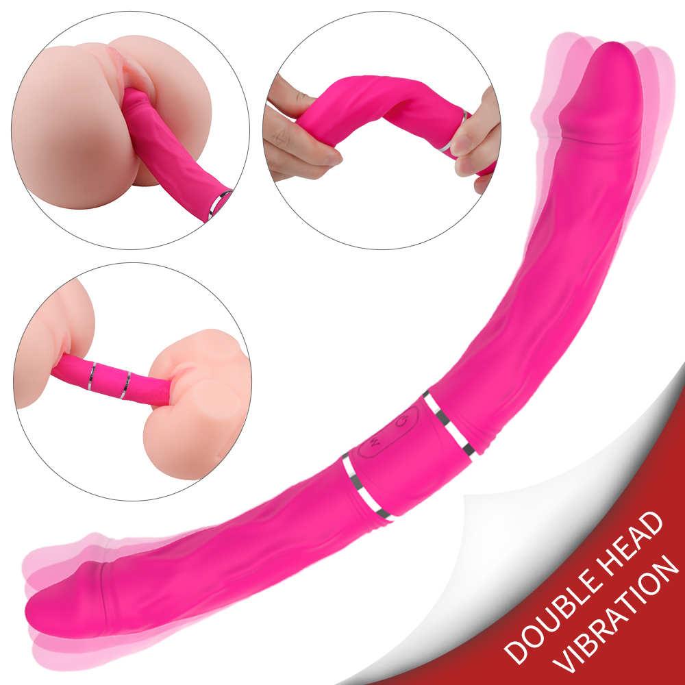 Cici Şarjlı Çift Taraflı Güçlü Titreşimli Yumuşak Esnek Yapıda Çift Yönlü Çiftlere Özel Yapay Penis Vibratör - tdmarketim.com