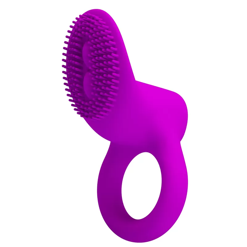 COBRA Klitoris Uyarıcı Titreşimli Silikon Penis Halkası - Pembe - tdmarketim.com