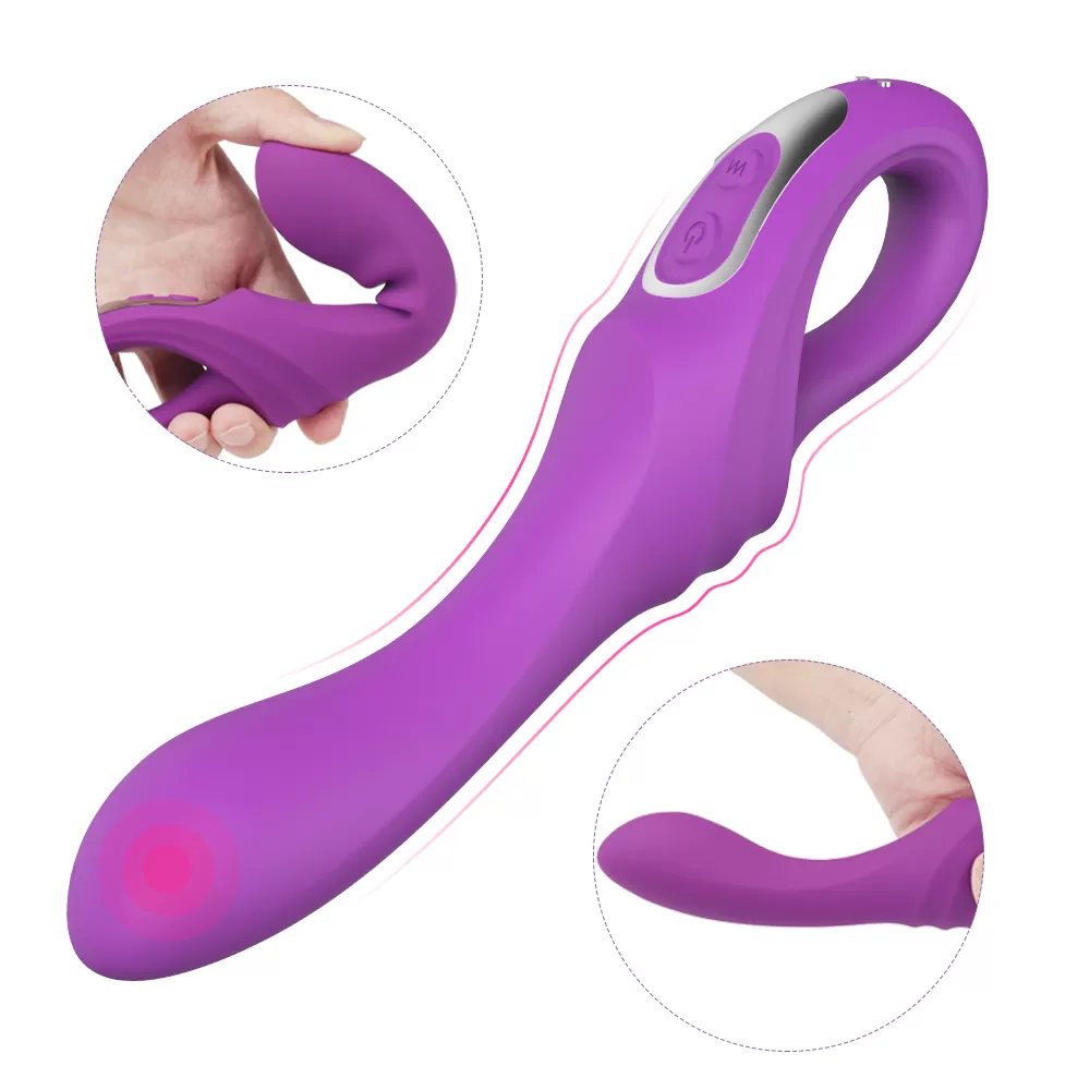 DAGGER Çift Katmanlı Bükülebilir Su Geçirmez G-Spot Uyarıcı Vibratör - tdmarketim.com