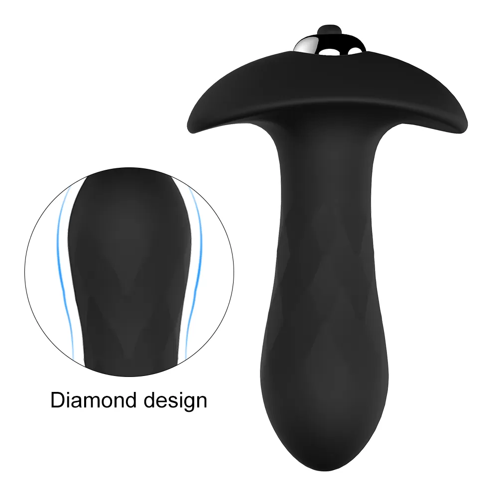 DIAMOND Güçlü Elektro Şok Titreşimli Anal Vibratör Plug - tdmarketim.com