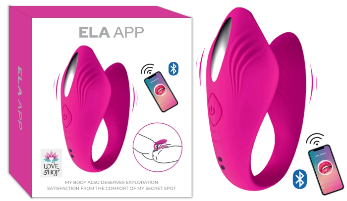 Ela Vibratör Telefon Uygulamalı Çift Motorlu 12 Modlu USB Şarjlı - Mor - tdmarketim.com