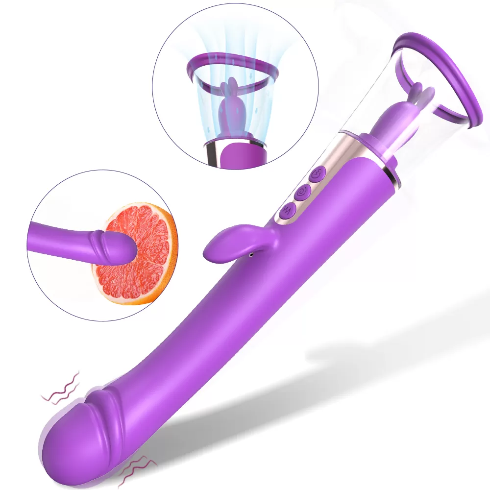 Esther Klitoris ve G-Spot Uyarıcı Emiş Güçlü Dil Simülasyon 4 in 1 Rabbit Vibratör - tdmarketim.com