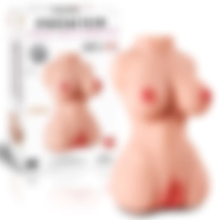 Premium Torso Masturbator Karina - Realistik Manken Anal Vajinal 2 in 1 Titreşimli Suni Vajina - tdmarketim.com