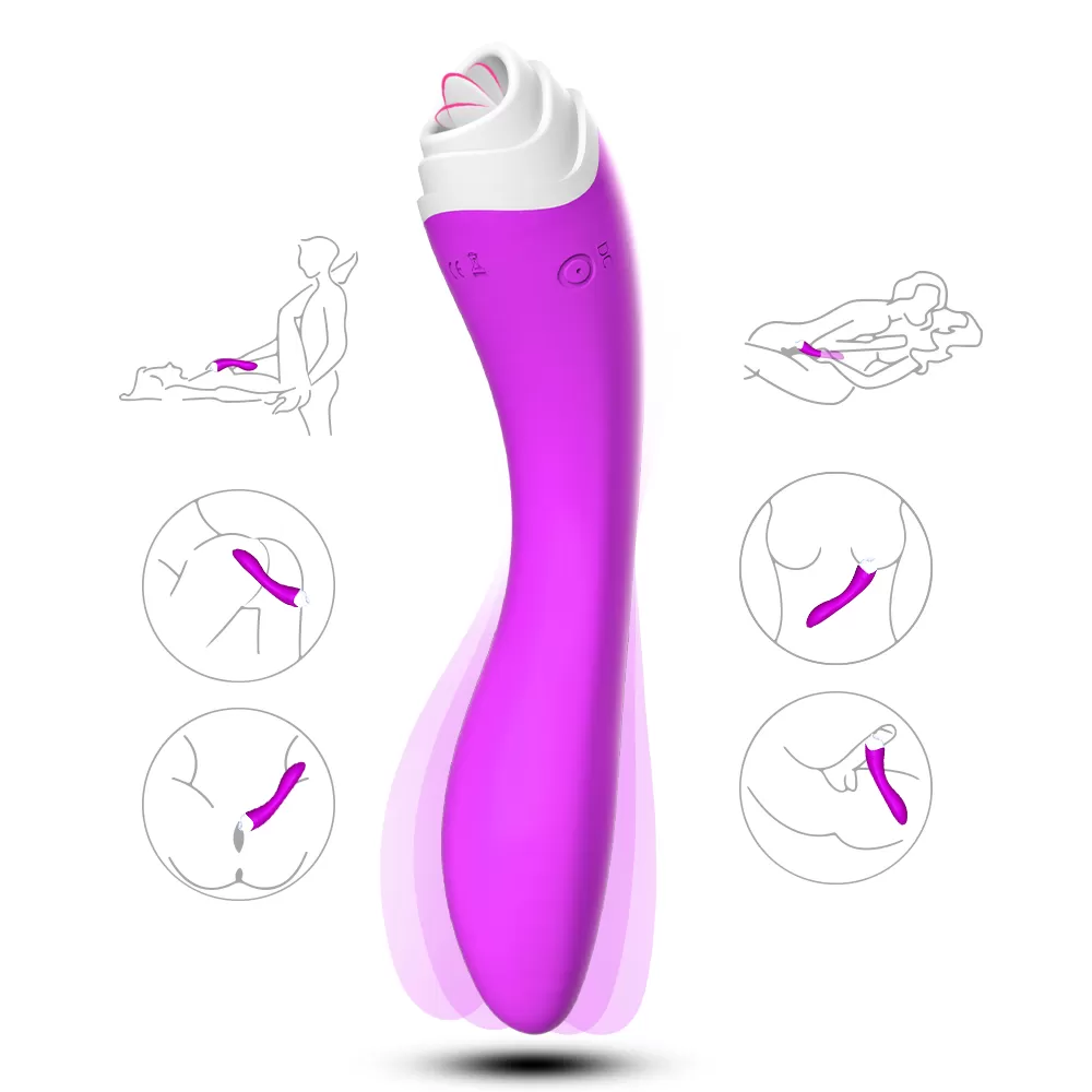 FAIRYLAND 9+9 Modlu Klitoris ve G-Spot Uyarıcı 2 in 1 Dil Vibratör - Mor - tdmarketim.com