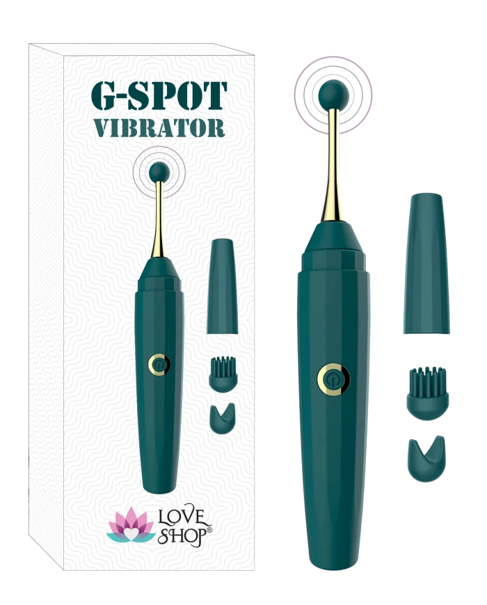 G-Spot Vibratör 10 Modlu USB Şarjlı Silikon - Yeşil - tdmarketim.com