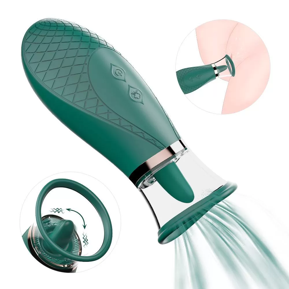 Honey Pistil Göğüs ve Klitoris Emiş Güçlü Dil Hareketli 2 in 1 Yeni Nesil Vibratör - tdmarketim.com