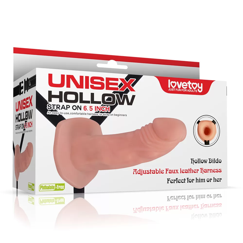  İçi Boş Belden Bağlamalı Realistik Penis - Unisex Hollow Strap On - tdmarketim.com