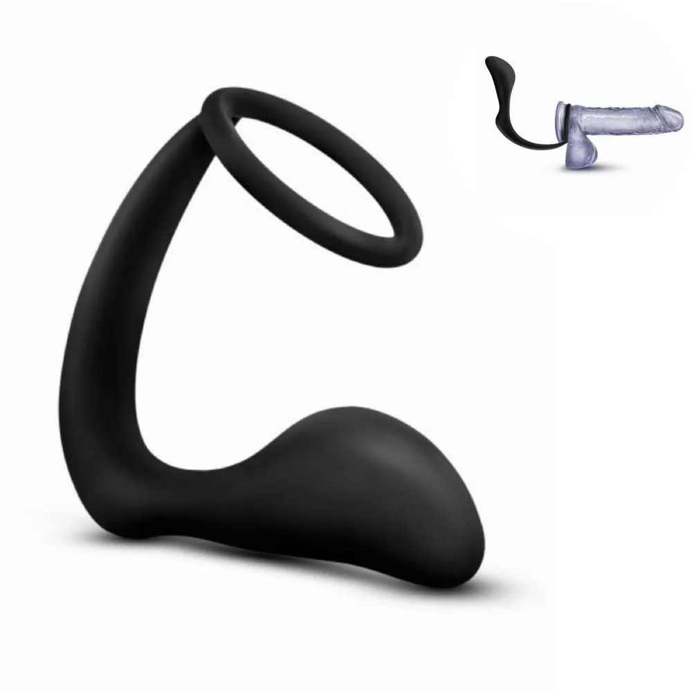 JOURN Silikon Penis Halkalı Prostat Uyarıcı Plug - tdmarketim.com