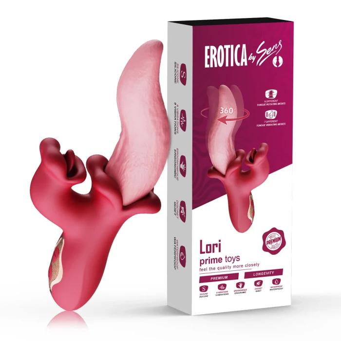 Lori Şarjlı 360° Rotasyon Hareketli G Spot ve Klitoris Vibratörü - tdmarketim.com