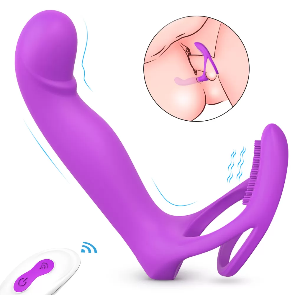 Lorna Rct Şarjlı Kablosuz Kumandalı Çift Penetrasyon Testis ve Penis Yüzüğü Klitoris Uyarıcı Vibratör - tdmarketim.com