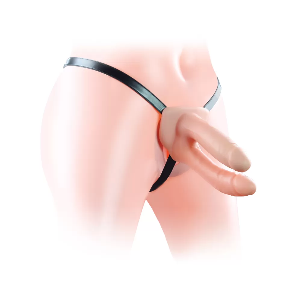 Lovetoy Holow İçi Boş Belden Bağlamalı İkili Çatal Protez Strapon - tdmarketim.com