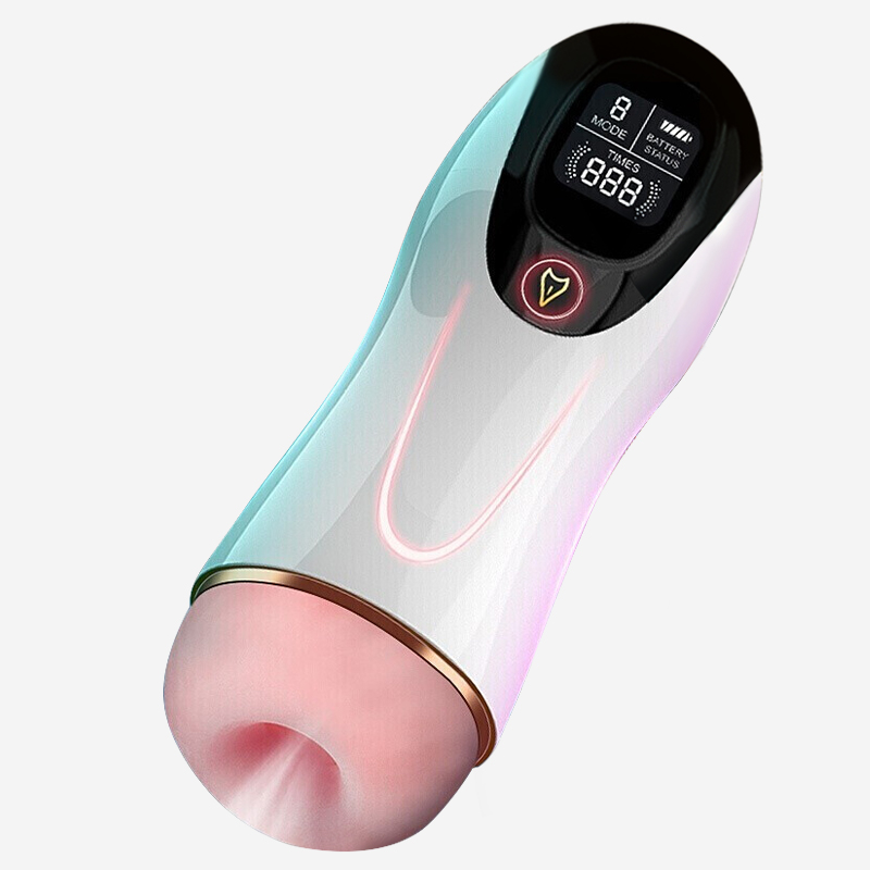 M30 - Şarjlı İnteraktif Hareket ve Ses Özellikli Güçlü Titreşimli Otomatik Suni Vajina Mastürbatör - tdmarketim.com