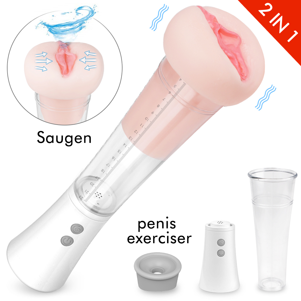 Max Şarjlı Güçlü Emişli ve Titreşimli Vajina Mastürbatör Akıllı Tam Otomatik Penis Pompası - tdmarketim.com