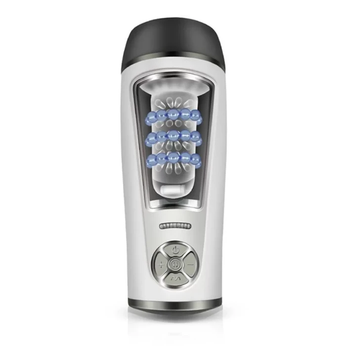 MIGYY Tam Otomatik Mastürbatör 24,6 CM – İleri Geri Hareketli, Titreşimli, Kavramalı, Isıtmalı, Şarjlı - tdmarketim.com