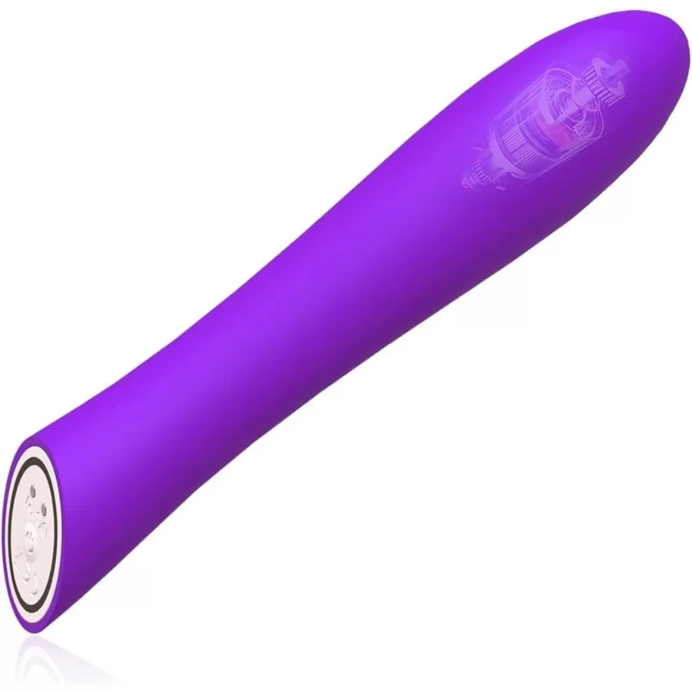 MISTRESS Manyetik Şarjlı Su Geçirmez Pürüzsüz G Nokta ve Anal Vibratörü - Mor - tdmarketim.com