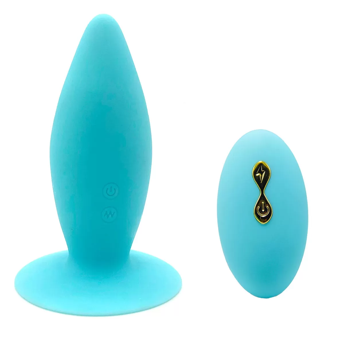 MOLOVE Kablosuz Kumandalı Vantuzlu Silikon Anal Plug Vibratör - tdmarketim.com