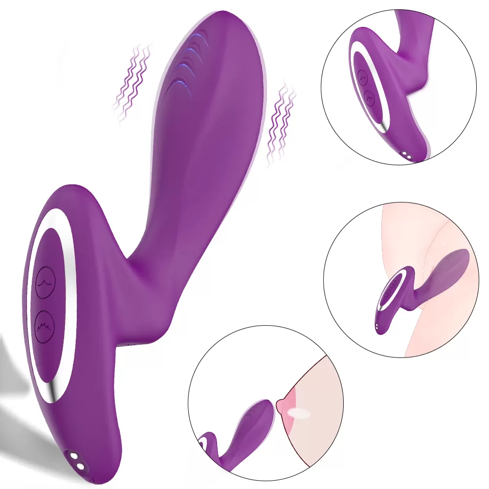 MR Z. Klitoris ve Vajina Uyarıcı G-Spot Tapping Su Geçirmez 3 in 1 Vibratör - tdmarketim.com