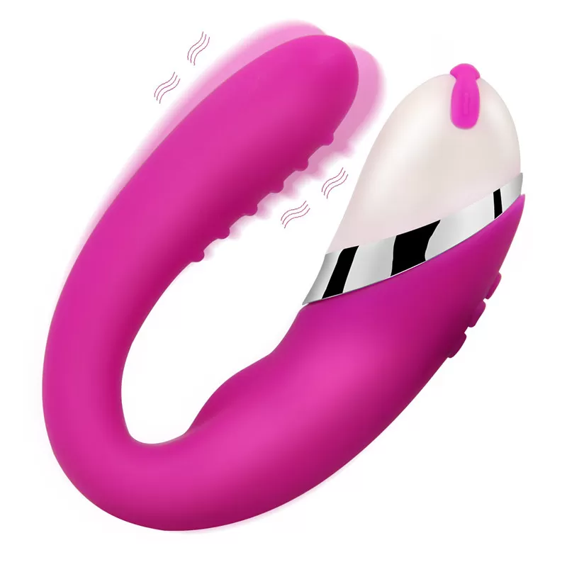 NENO Şarjlı Güçlü Titreşimli Klitoris ve G-Spot Uyarıcı U Tipi 2 in 1 Vibratör - tdmarketim.com