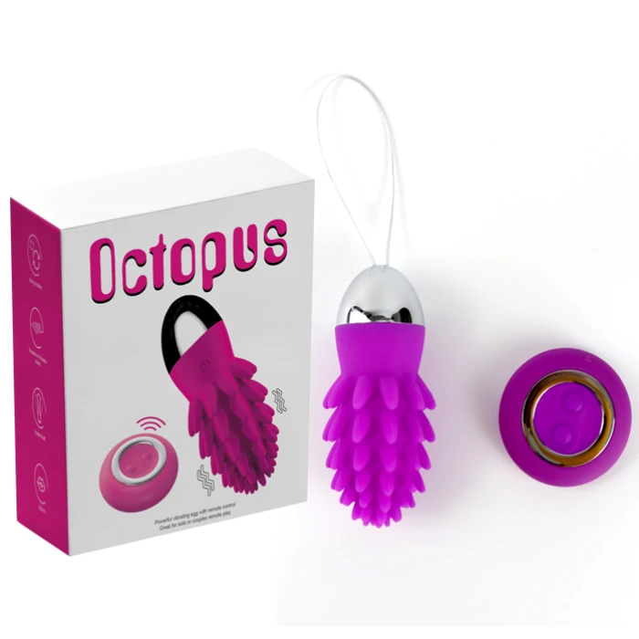 Octopus Vibratör Uzaktan Kumandalı 36 Modlu USB Şarjlı - Pembe - tdmarketim.com