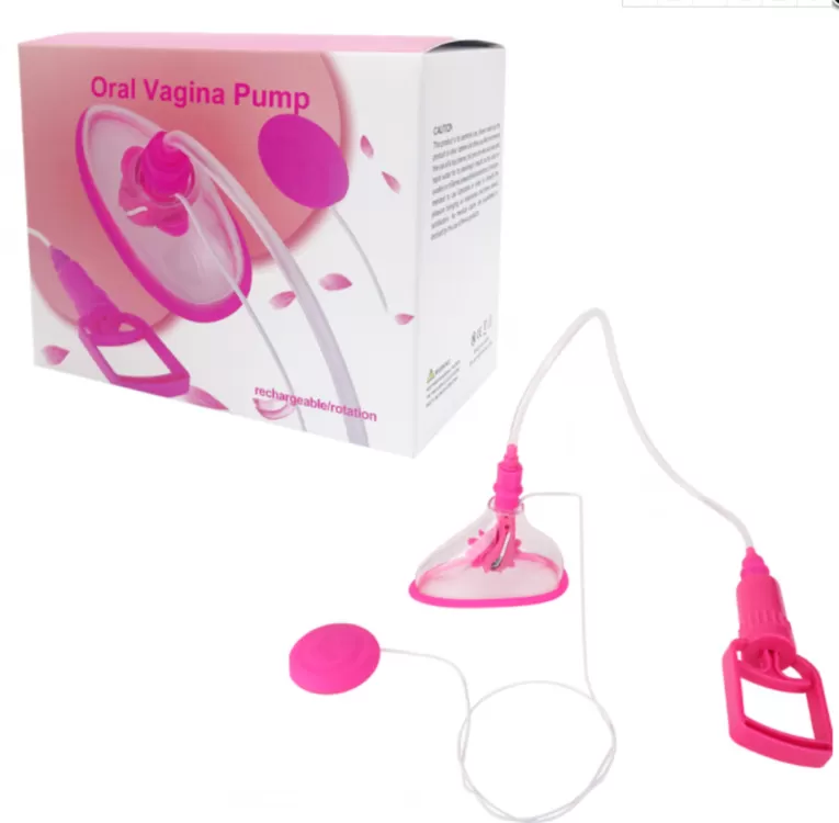 ORAL VAGINA PUMP Ultra Güçlü Emiş ve Klitoris Uyarıcı Dil Hareketlerine Sahip Vajina Pompası - tdmarketim.com