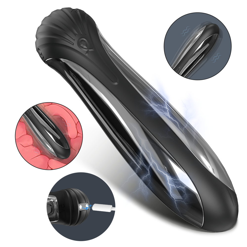 Poison Dart Şarjlı Elektrikli Uyarıcı G Nokta Uyarıcı ve Titreşimli Prostat Uyarıcı Anal Mini Vibratör - tdmarketim.com
